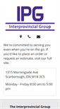 Mobile Screenshot of interprovincialgroup.com